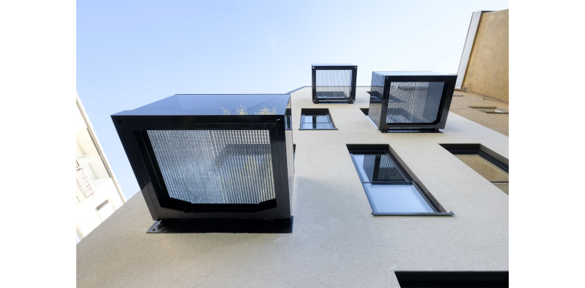 Apartmenthaus Ansicht Gartenseite