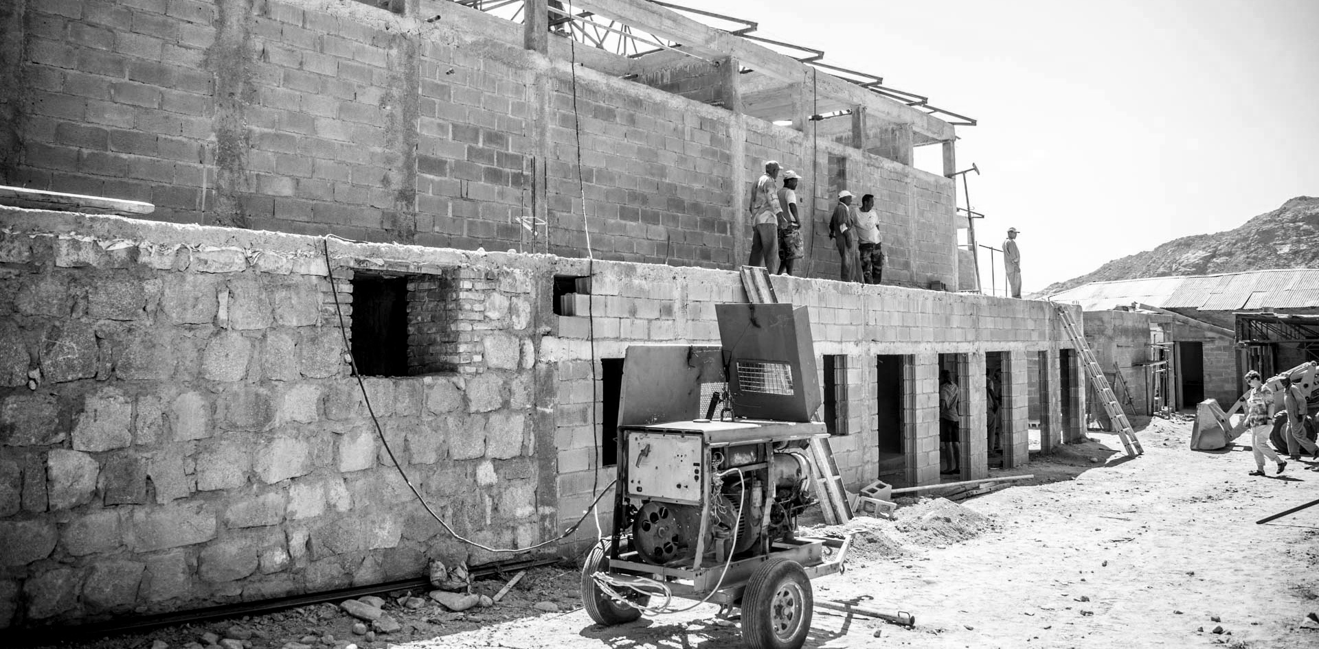Archemed - Baustelle - Krankenhaus Neubau in Eritrea
