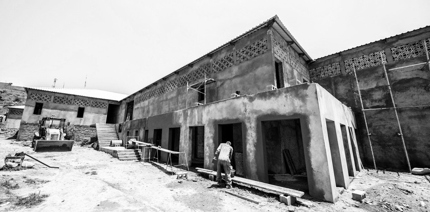 Archemed - Baustelle - Krankenhaus Neubau in Eritrea