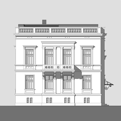 Haus P Ansicht von Nordwesten