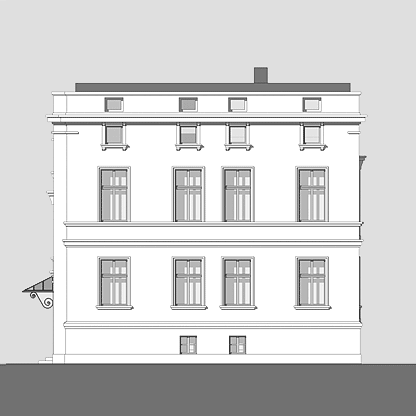 Haus P Ansicht von Südosten