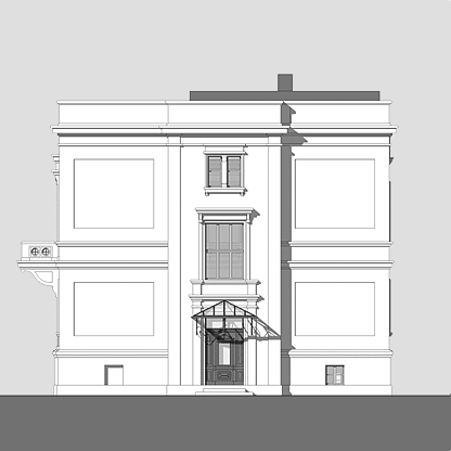 Haus P Ansicht von Nordosten